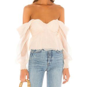 ISO House of Harlow 1960 X Revolve Burna Blouse